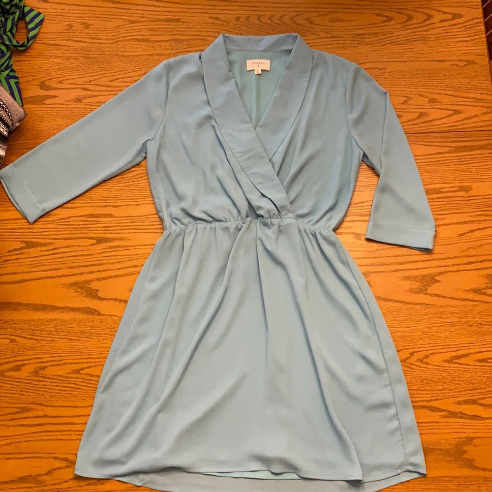 Elegant teal dress